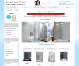 Kupelne-Sanita.sk(Kúpeľne) Screenshot