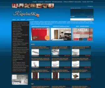 Kupelnesk.sk(E-SHOP KupelneSK - kúpeľňa a rekonštrukcia bytového jadra) Screenshot