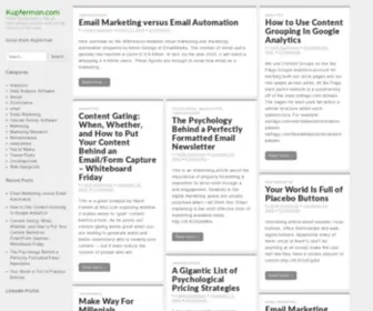 Kupferman.com(Mark Kupferman's log of interesting content and things found on the web) Screenshot