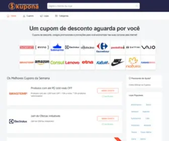 Kupona.com.br(Kupona Cupons) Screenshot