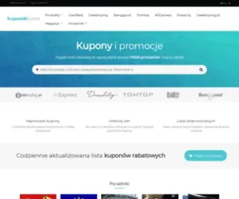 Kuponiki.com(Kupony do GearBest) Screenshot