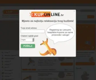 Kuponline.hr(Isprintajte kupon) Screenshot