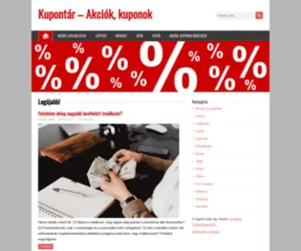 Kupontar.hu(Kupontár) Screenshot