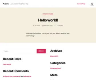 Kuponu.net(Just another WordPress site) Screenshot