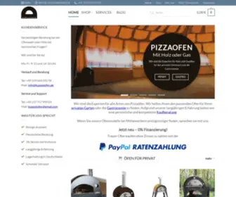 Kuppelofen.de(Holz Pizzaofen für Gastronomie und Privat) Screenshot