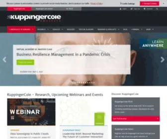 Kuppingercole.com(KuppingerCole Analysts AG) Screenshot