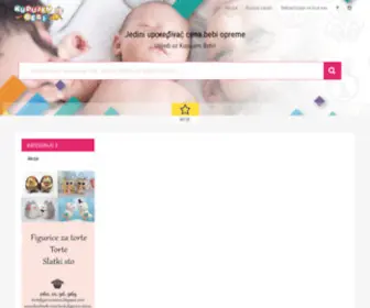 Kupujembebi.com(Najbolje stvari za bebe) Screenshot