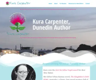 Kuracarpenter.com(New Zealand Author and Graphic Designer) Screenshot