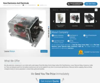 Kuraelectronics.net(Kura Electronics And Electricals) Screenshot