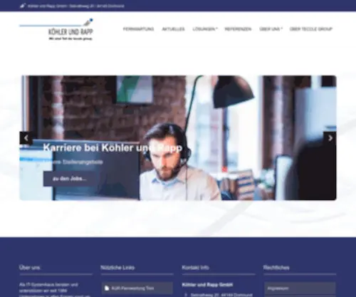 Kurag.de(Köhler und Rapp GmbH) Screenshot