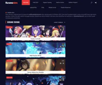 Kuramanime.com(Portal Download dan Streaming Anime Subtitle Indonesia Lengkap dan Gratis) Screenshot