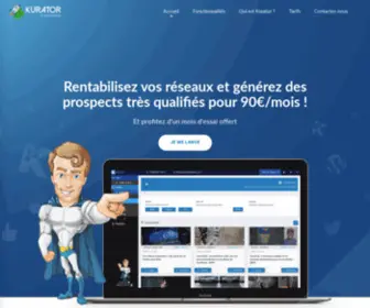 Kurator.fr(WordPress) Screenshot