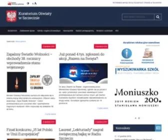 Kuratorium.szczecin.pl(Oświaty) Screenshot