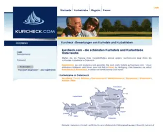 Kurcheck.com(Bewertungen von Kurhotels und Kurbetrieben) Screenshot