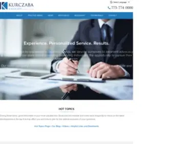 Kurczabalegal.com(#1 Chicago Top Rated Immigration Attorney & Attorneys as best Polish Immigration Lawyers) Screenshot