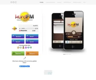 Kurdfm.com(Dengê Hunera Kurdî) Screenshot