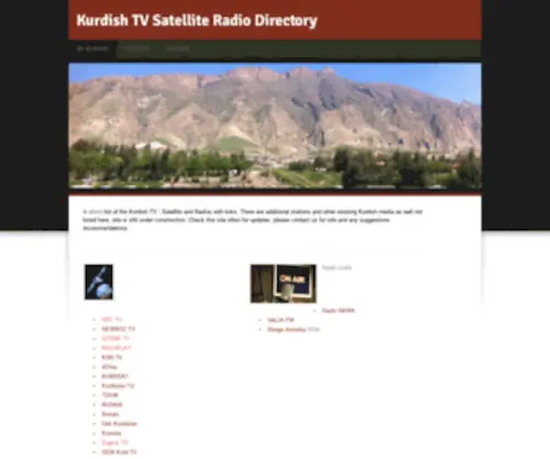 Kurdish.tv(Kurdish TV Satellite Radio Directory) Screenshot