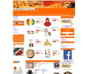 Kurdistanshop.info(The first kurdish shop online) Screenshot