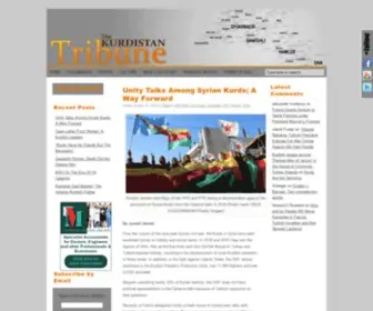 Kurdistantribune.com(An independent platform for Kurdish news and opinion) Screenshot