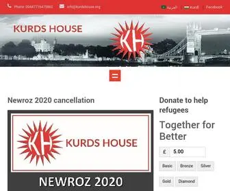 Kurdshouse.org(Kurds House) Screenshot