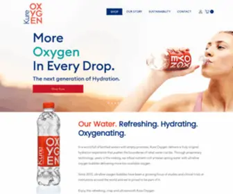 Kureoxygen.com(The next generation of hydration. Kure Oxygen) Screenshot