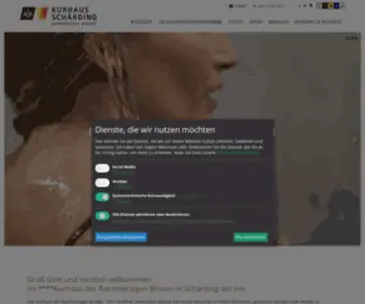 Kurhaus-Schaerding.at(Kurhaus Schaerding) Screenshot