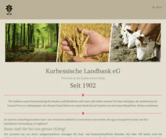 Kurhessische-Landbank.de(Kurhessische Landbank eG) Screenshot