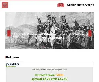 Kurierhistoryczny.pl(Kurier Historyczny) Screenshot