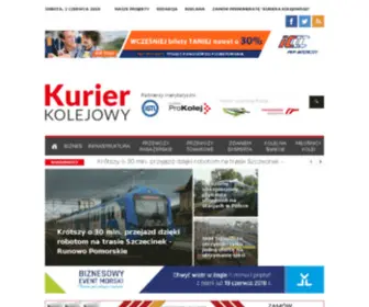 Kurierkolejowy.eu(Portal Kolejowy NaKolei.pl) Screenshot
