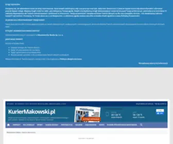 Kuriermakowski.pl(Kurier Makowski Jedyny portal informacyjny w mieście) Screenshot