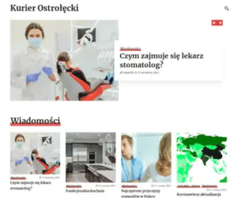 Kurierostrolecki.pl(Kurier Ostrołęcki) Screenshot