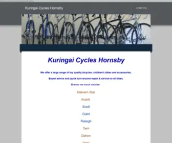 Kuringaicycles.com(Kuringai Cycles Hornsby) Screenshot