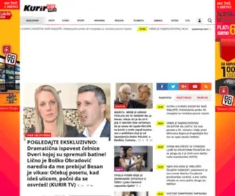 Kurir-Info.rs(Vesti dana) Screenshot