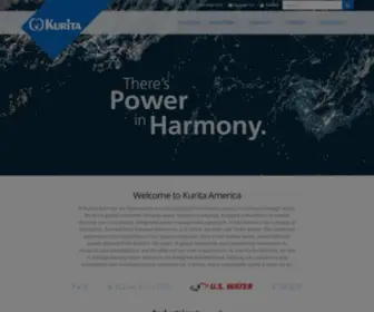 Kuritaamerica.com(A water treatment solutions company) Screenshot