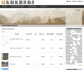 Kurland.lv(NEKUSTAMIE ĪPAŠUMI) Screenshot