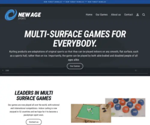 Kurling.com(New Age Sports & Kurling) Screenshot