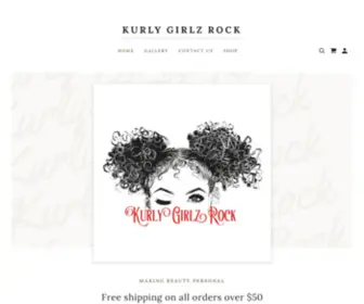 Kurlygirlzrock.com(Kurly Girlz Rock) Screenshot