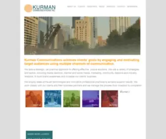 Kurman.com(Kurman communications) Screenshot