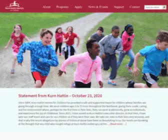 Kurnhattin.org(Kurn Hattin Homes for Children) Screenshot