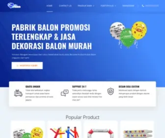 Kurniabalon.com(Jual Balon Promosi Terlengkap & Jasa Dekorasi Balon Murah) Screenshot