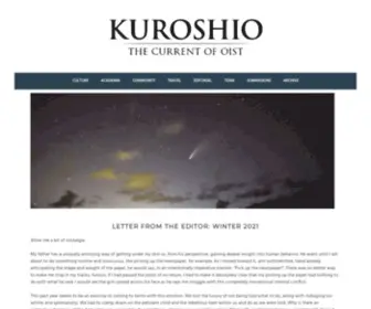 Kuroshiomag.com(The Current of OIST) Screenshot