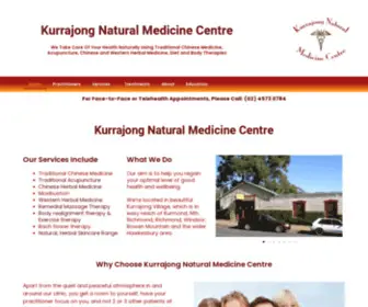 Kurrajongnaturalmedicinecentre.com.au(Kurrajong Natural Medicine Centre) Screenshot