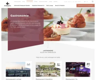 Kursaal-Restaurant.ch(Gastronomie, 2 Restaurants und 1 Bar) Screenshot