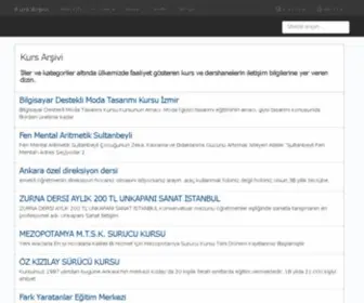 Kursarsivi.com(Arşivi) Screenshot