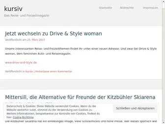 Kursiv.org(Das Reise) Screenshot