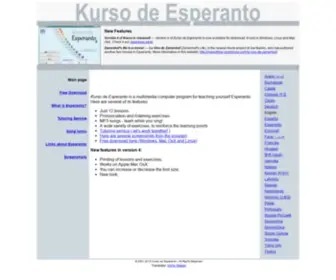 Kurso.com.br(Kurso de Esperanto Kurso de Esperanto) Screenshot