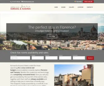 Kursonia.com(Hotel Kursaal & Ausonia) Screenshot