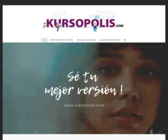 Kursopolis.com(Página principal) Screenshot