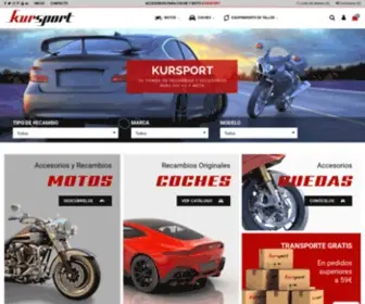 Kursport.es(Tu tienda de accesorios y recambios para coches y motos) Screenshot