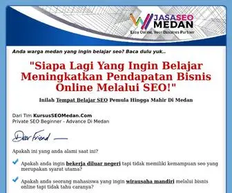 Kursusseomedan.com(Kursus Private SEO Medan Terbaik Garansi 100% Menaikkan Website) Screenshot